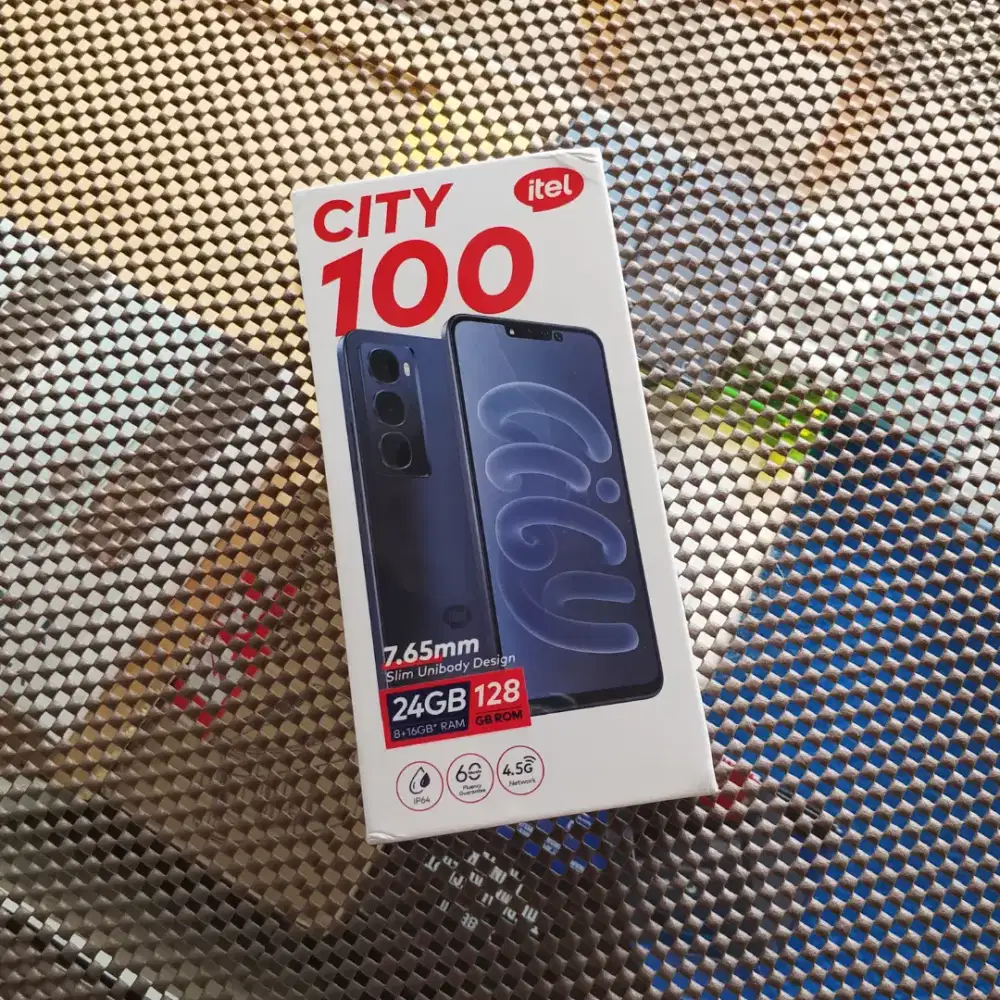 SPECIAL PRICE itel CITY 100 RAM 6/128 dan 8/128 baru garansi resmi