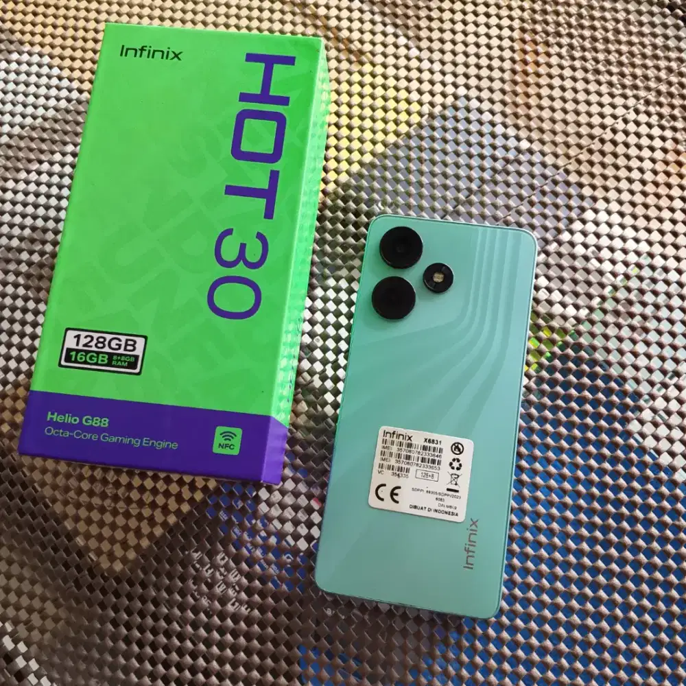 Infinix HOT 30 8/128 bekas garansi resmi murah cek dulu bisa