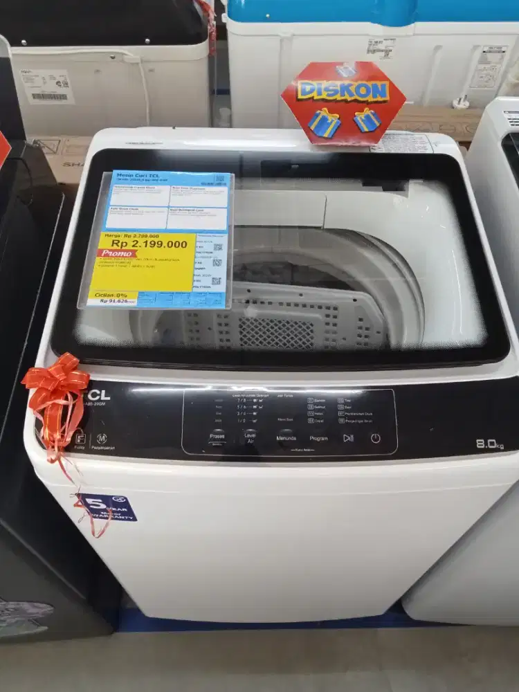 Mesin Cuci TCL Top Loading