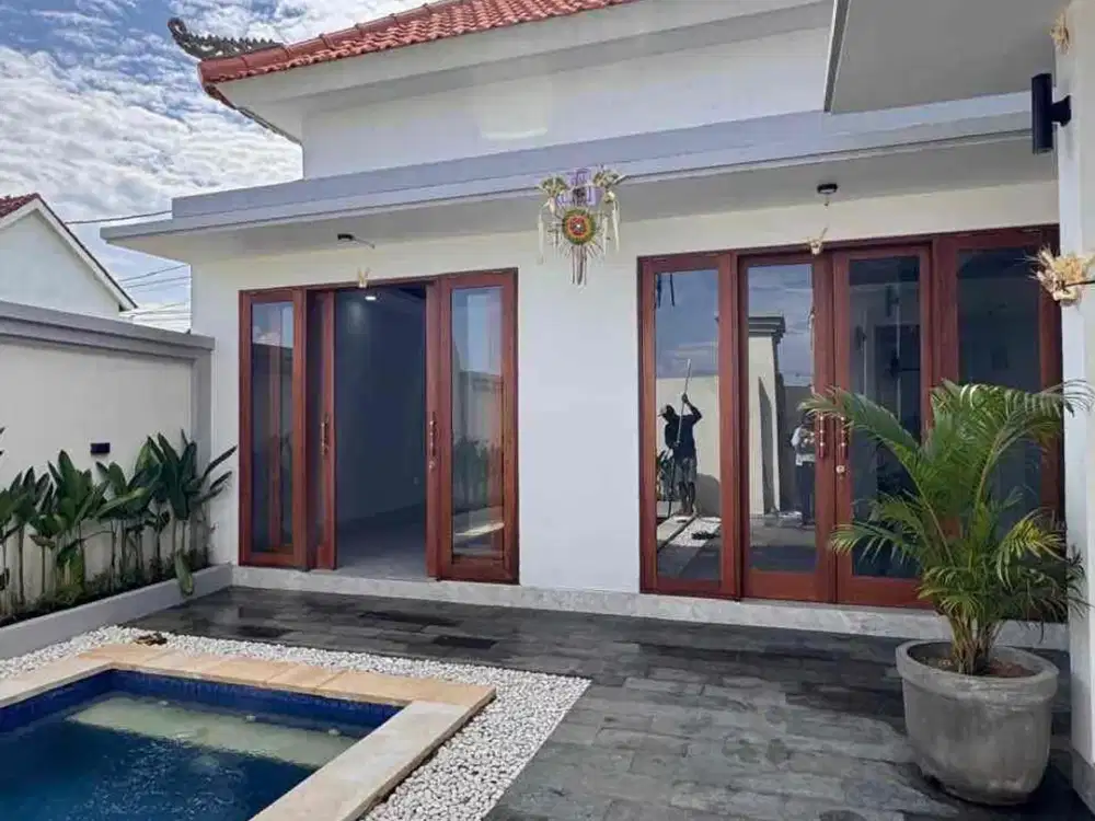 DISEWAKAN VILLA 2 KAMAR PRIVATE POOL DI CANGGU ER