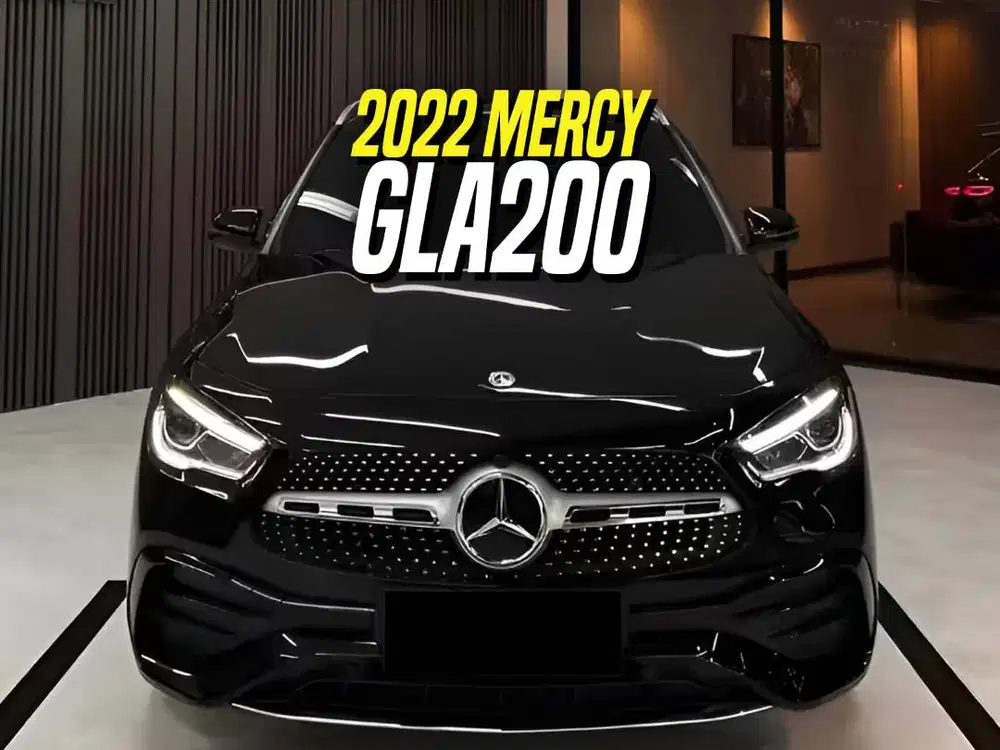 Mercedes Benz GLA200 Progresive Line 2022 Black Hitam Mercy GLA 200