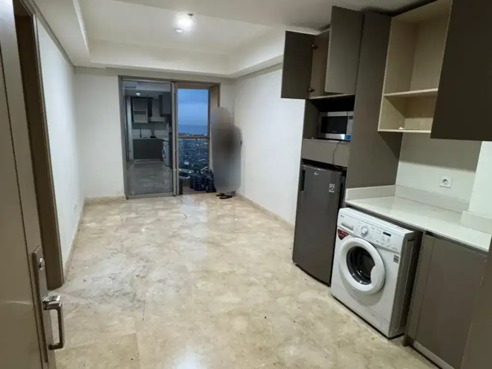 Disewakan Apt Gold Coast PIK type 1BR luas 51m standard developer