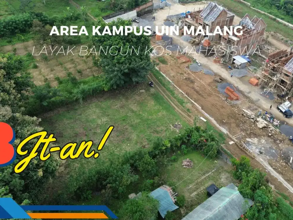 Tanah SHM Dekat Fakultas Kedokteran UIN Malang