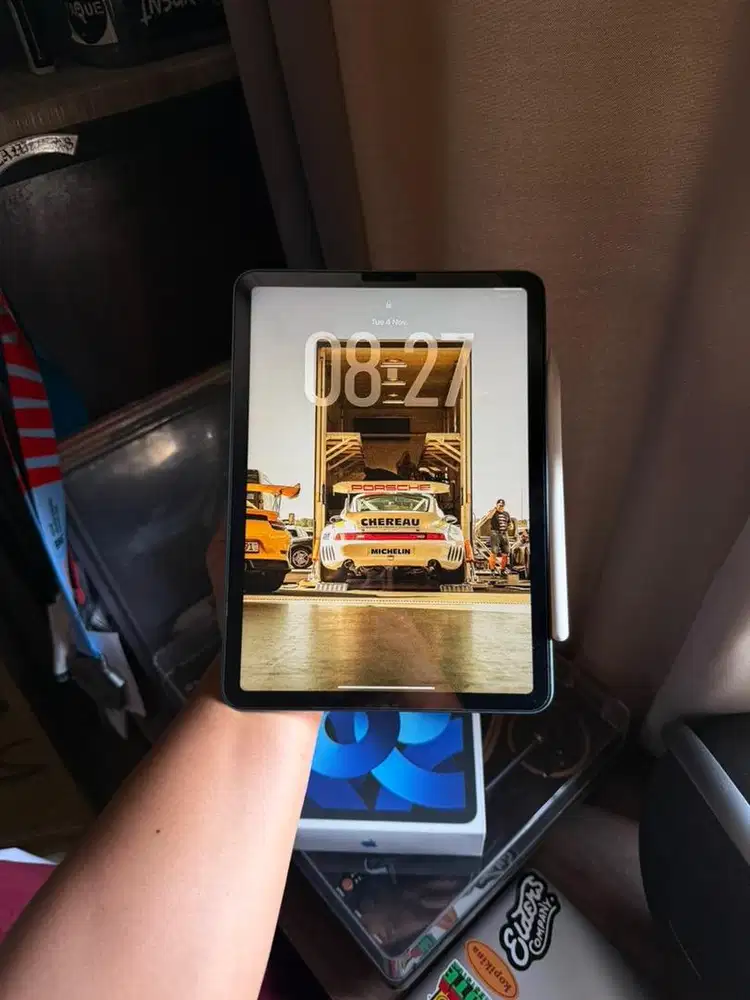 ipad air 5 M1 64gb wifi only Ibox + pen baseus