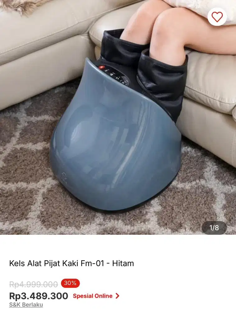 Kels alat pijat kaki bisa cicilan syarat ktp proses dibantu sampe acc