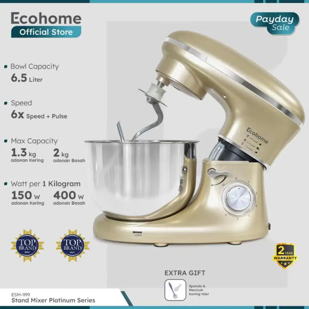 Ecohome Stand Mixer Quality Premium ESM-999
