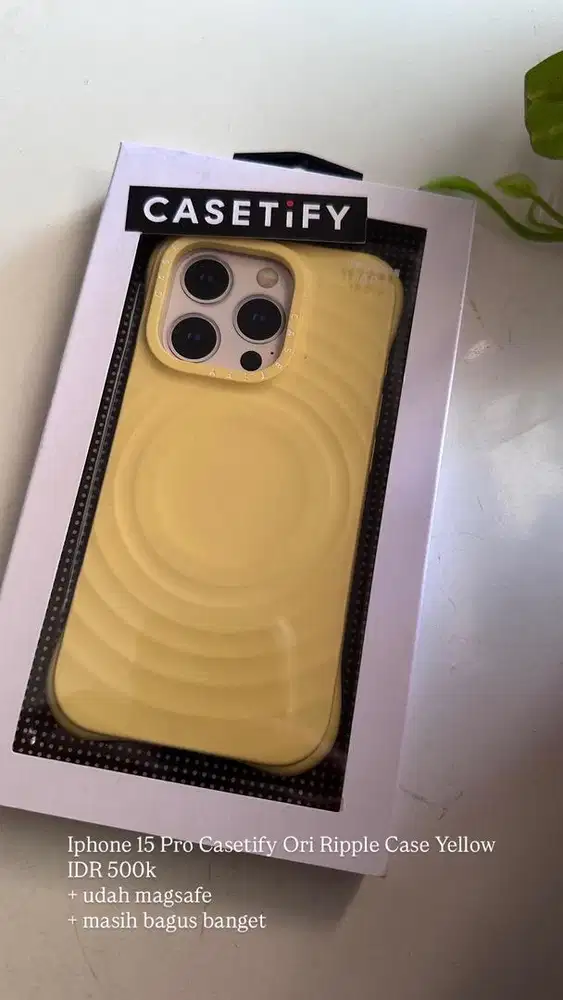 Preloved Casetify Ripple Case Iphone 15 Pro 100% ORI