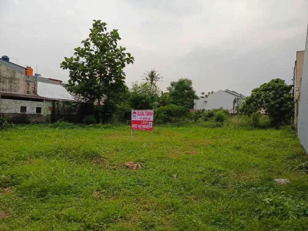 Dijual Tanah Datar bentuk Kotak lokasi strategis