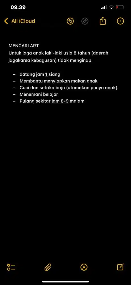 Mencari ART untuk rumah dan jaga anak