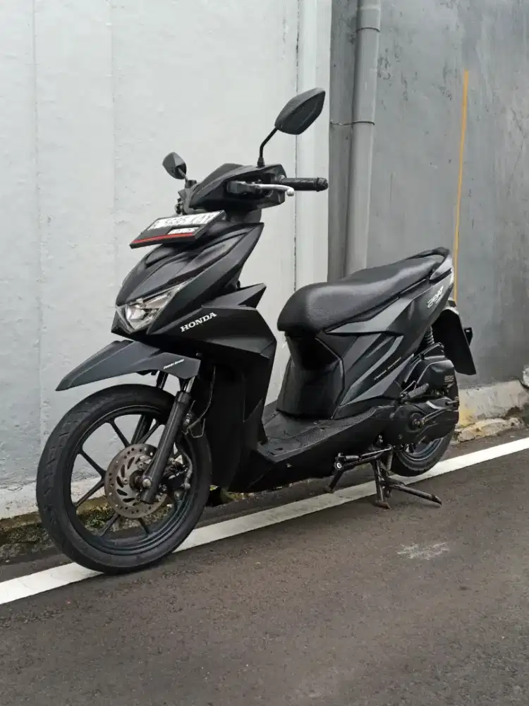 HONDA BeAT DELUXE BLACK DOFF 2022 SURAT LENGKAP PAJAK HIDUP PANJANG