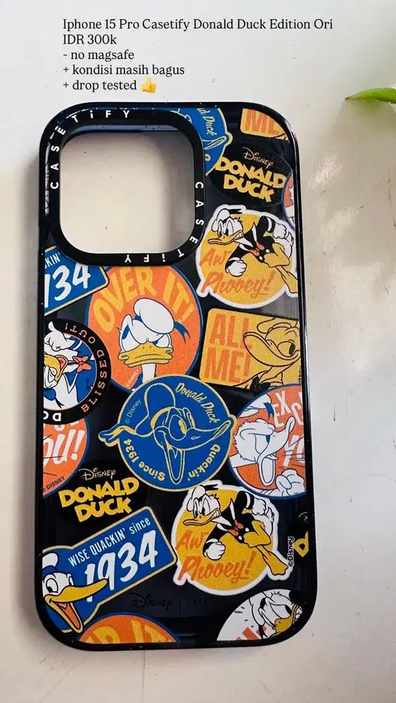 Preloved Casetify Donald Duck Edition Iphone 15 Pro 100% ORI