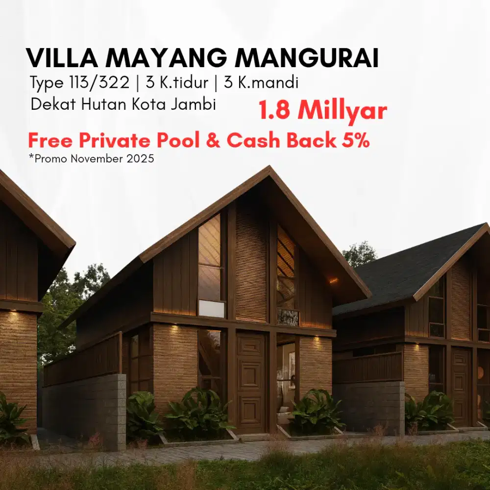 Villa Mayang di Kota Jambi