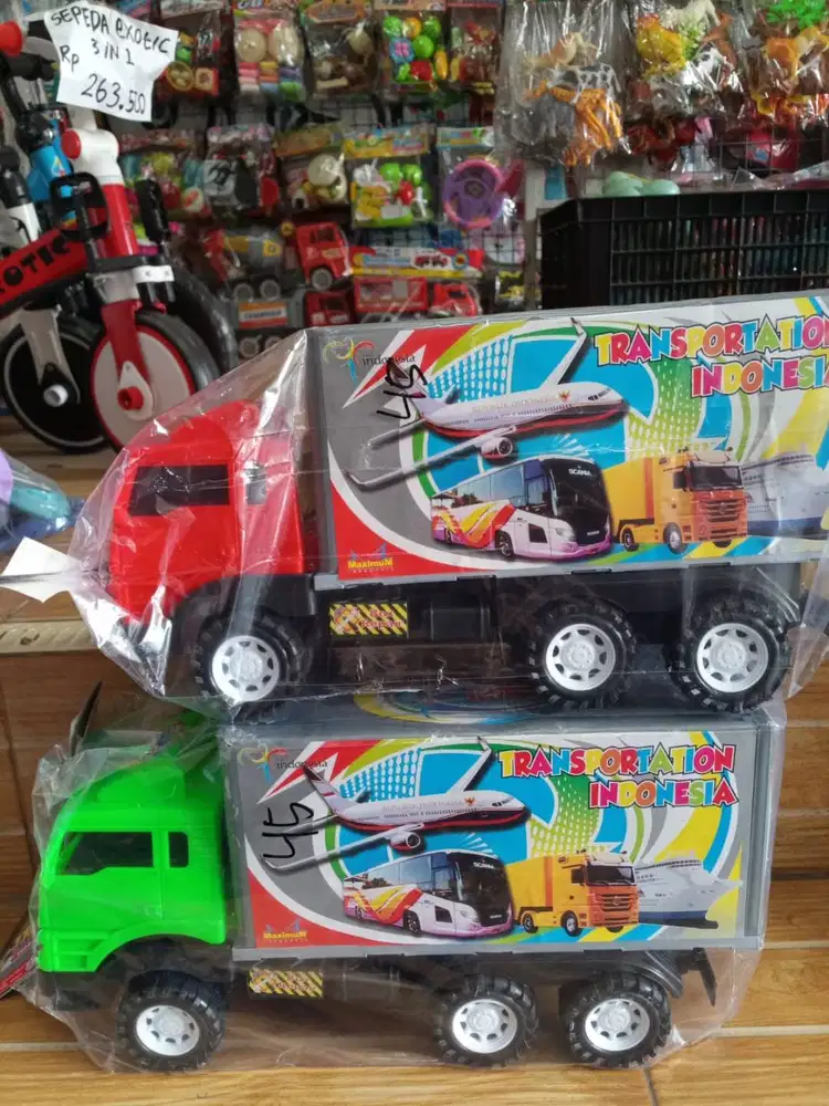 mainan anak truk box