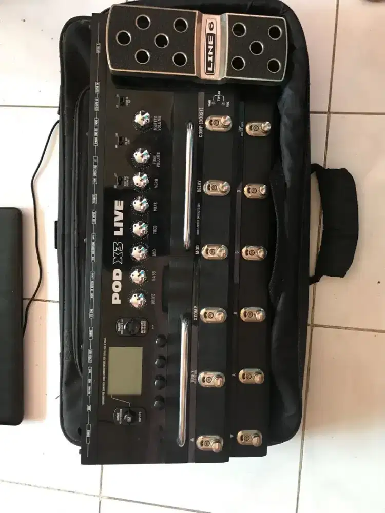 efek gitar pod X3 live fullset no minus pemakaian sendiri