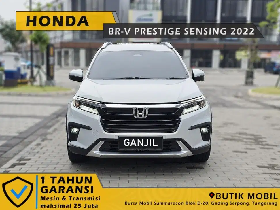 TDP 10 Juta. BRV Prestige Sensing AT 2022 Putih