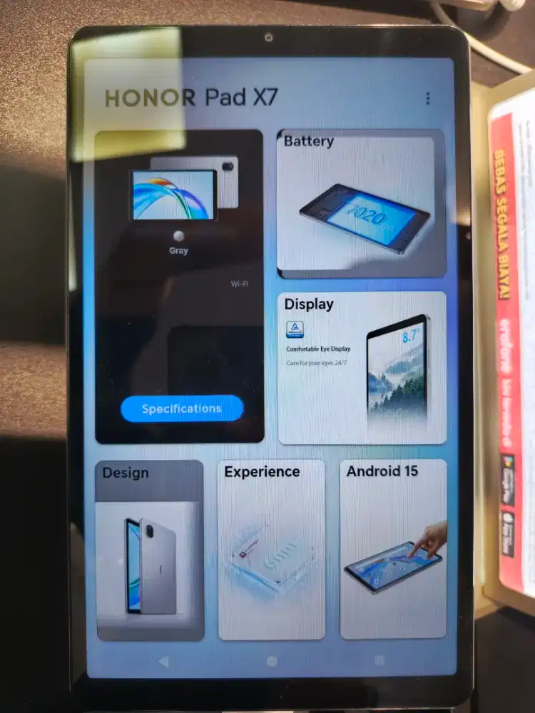 Honor Pad X7 4/128 Free Gift