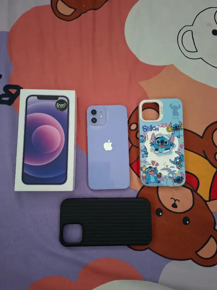JUAL CEPAT iPhone 12 Purple 64 gb X ibox