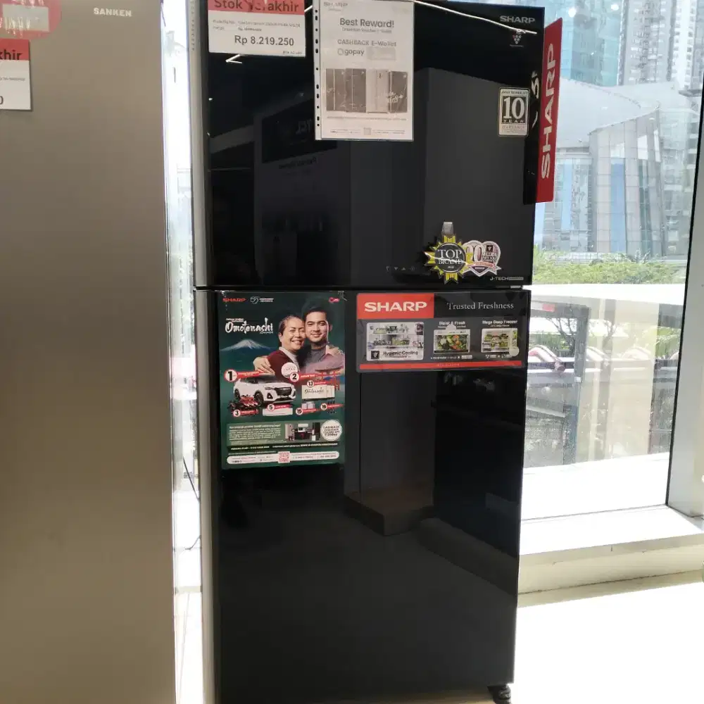 Stok Terakhir Kulkas Sharp 2 pintu 570ltr