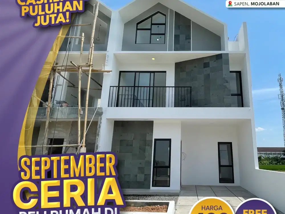 7 Menit ke UNS Hunian Gaya Skandinavian