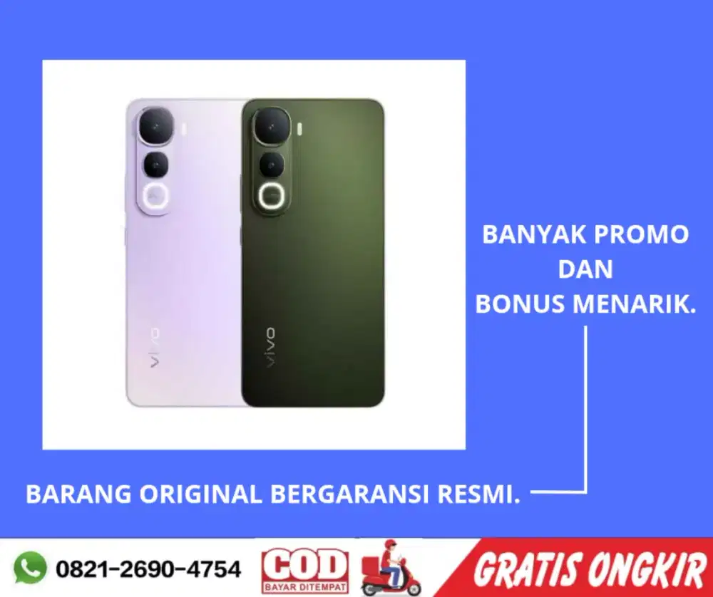 Vivo Y400 8GB+8GB/256GB ,Baru,Segel Box,Garansi Resmi,Original