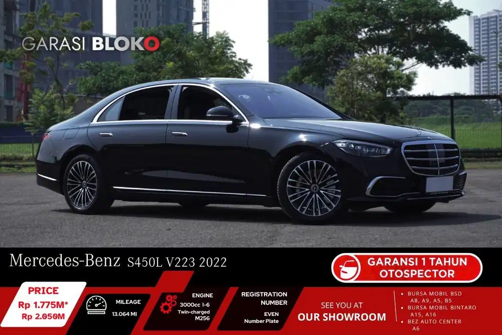 Mercedes Benz S450L V223 M256 EQ-Boost 2022/2023