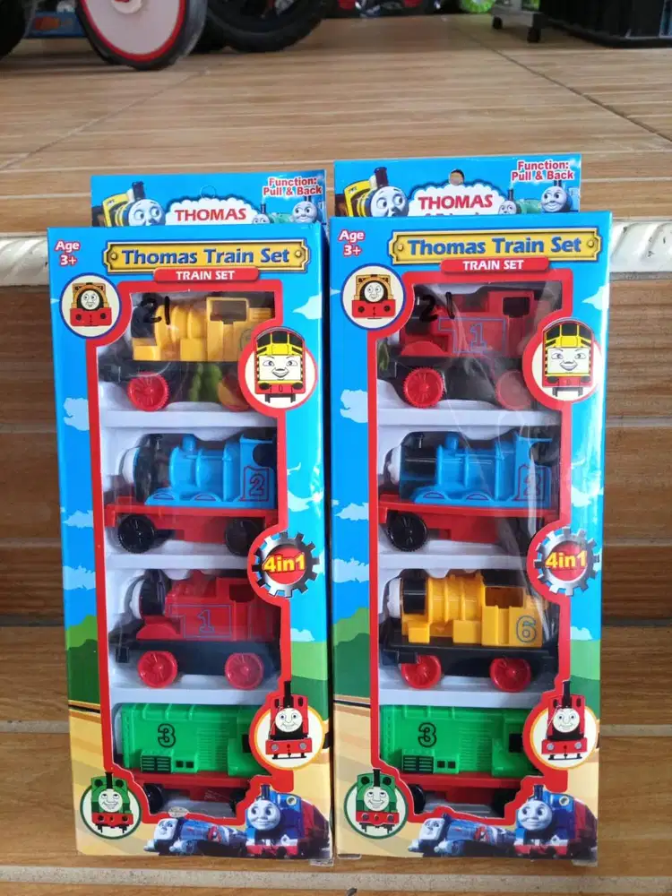 mainan anak kereta thomas set isi 4