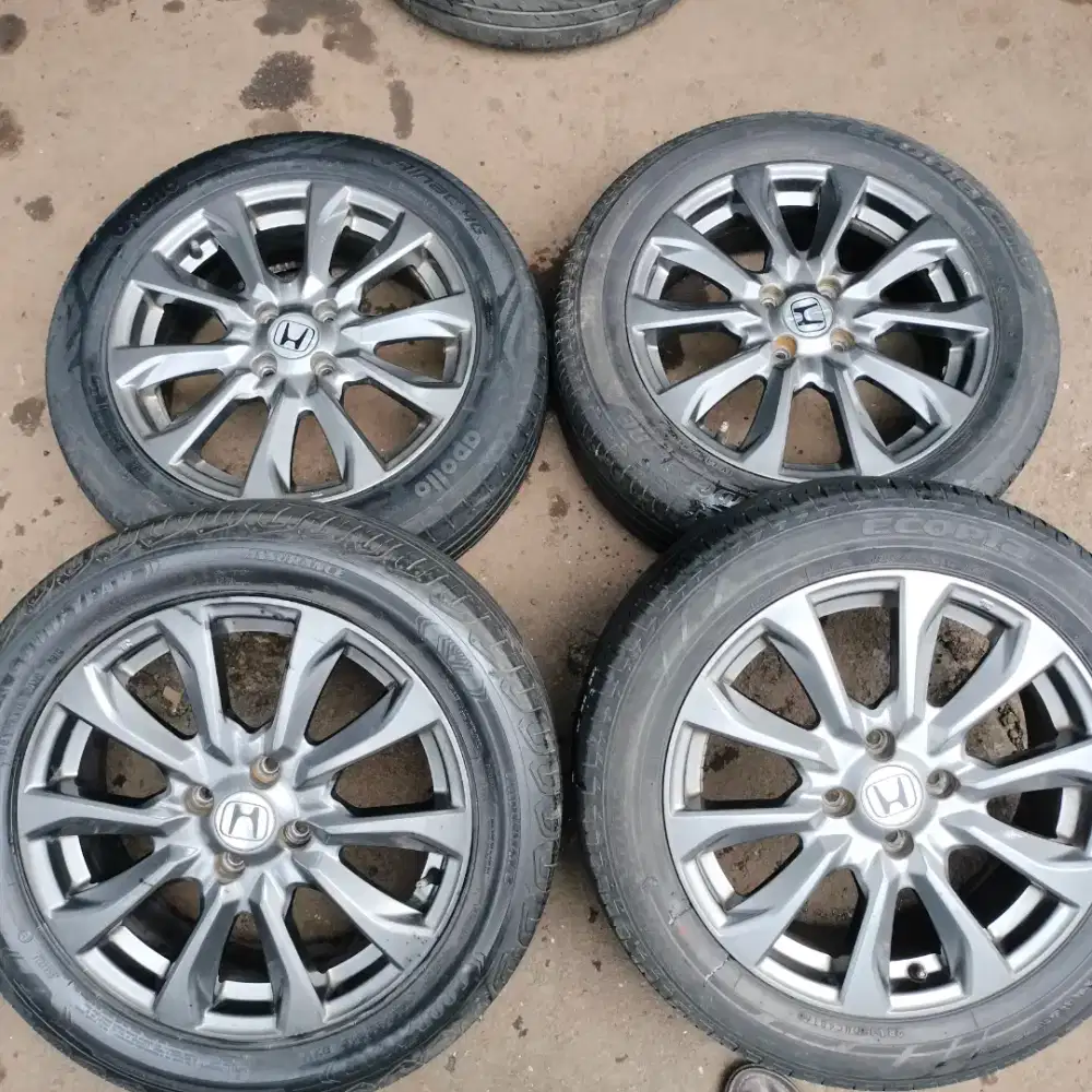 Velg OEM Honda jazz ring 16 pcd 4x100 ban 195/55 R16 4pcs