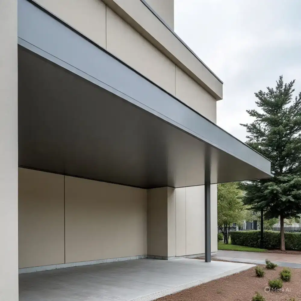 Canopy upwpc rangka hoolw galpanis tahan air