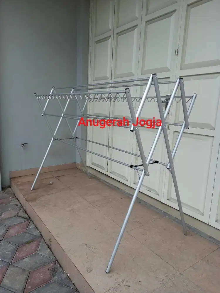 jemuran 2 meter silver