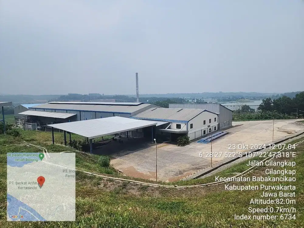 TURUN HARGA LELANG Pabrik Bagus MURAH siap pakai di Jl.Cilangkap,Purwakarta