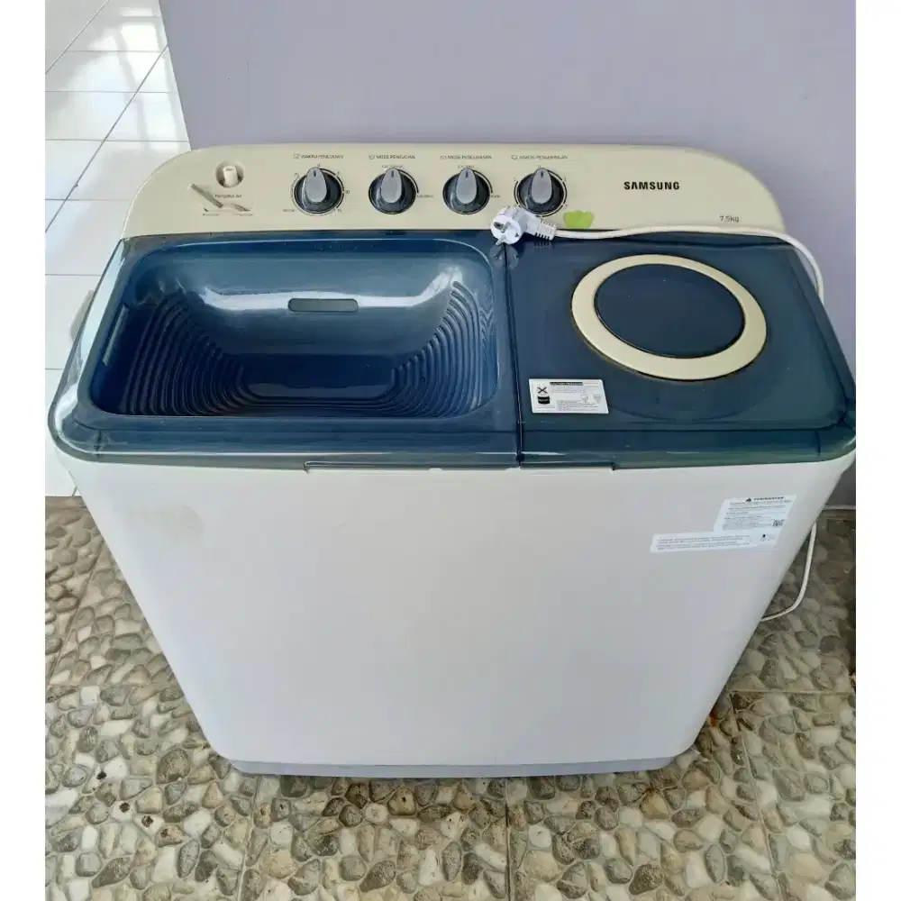 MESIN CUCI SAMSUNG 2 TABUNG 7,5 KG