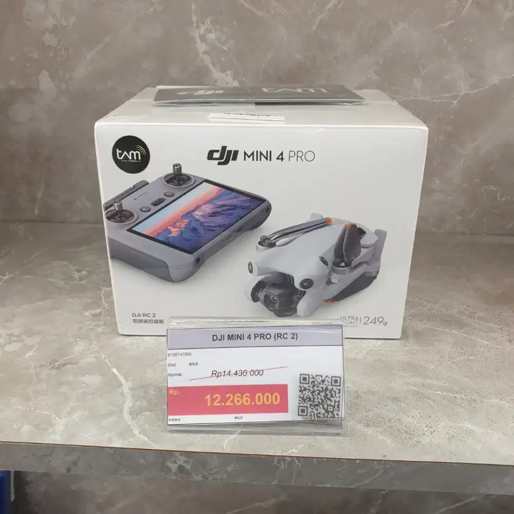 DJI Mini 4 Pro RC 2. Garansi resmi. Bisa cash/cicilan