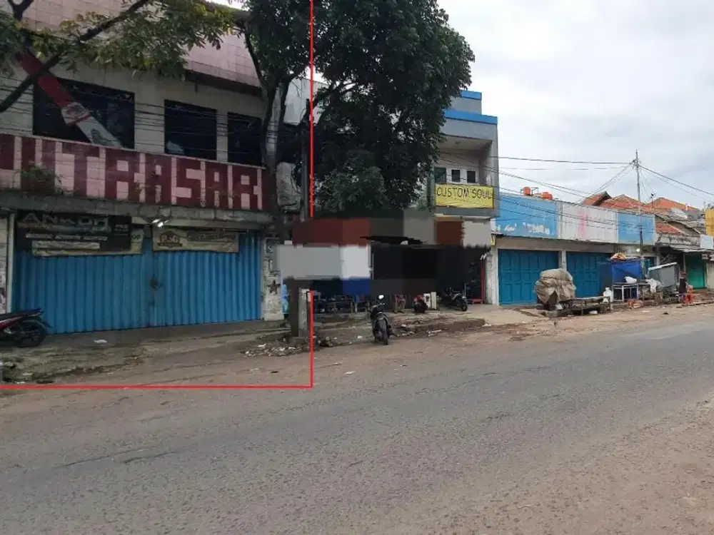 DILELANG Murah Ruko SHM 3 lantai siap huni mainroad di Jalan Astana Anyar