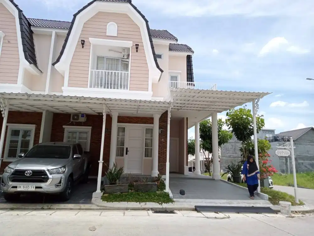 DISEWAKAN RUMAH TINGGAL FULL FURNISHED MERCI SUMUT (KEAMANAN 24 JAM)