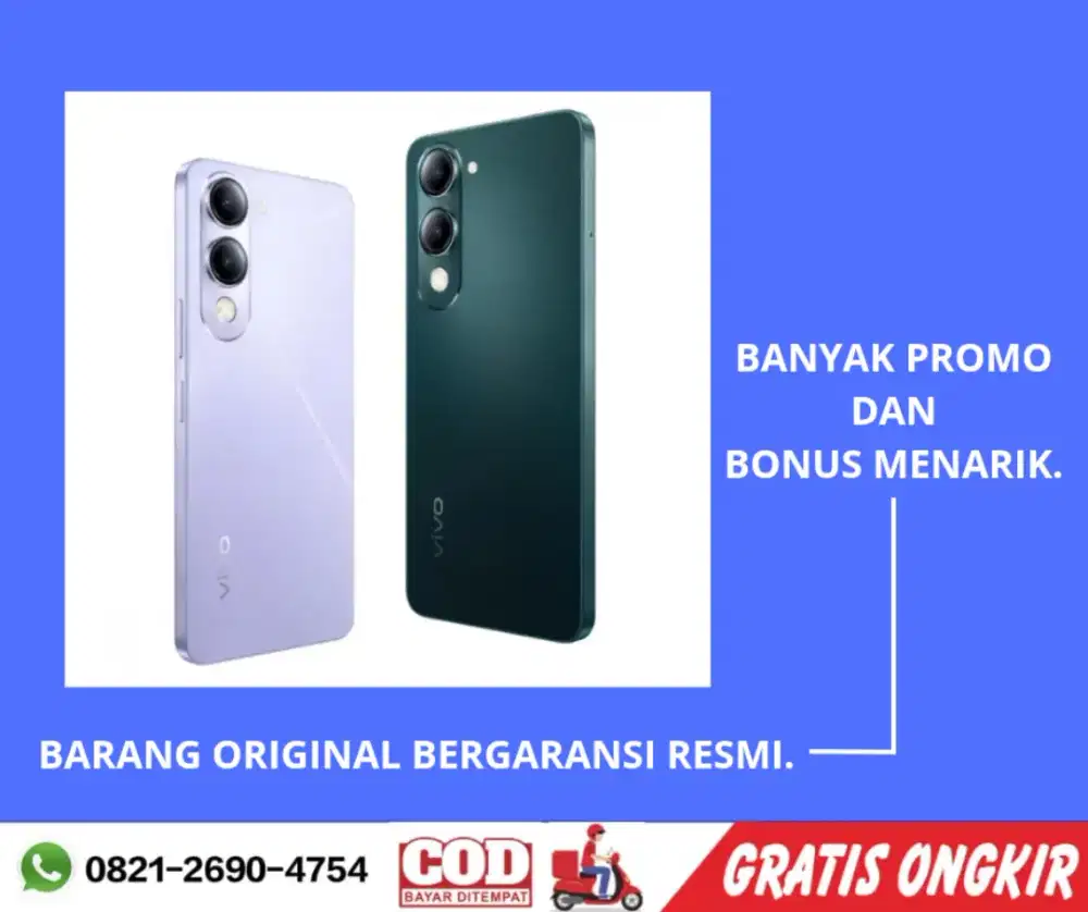 Vivo Y04s 4GB+4GB/64GB ,Baru,Segel Box Resmi,Garansi Resmi,Original