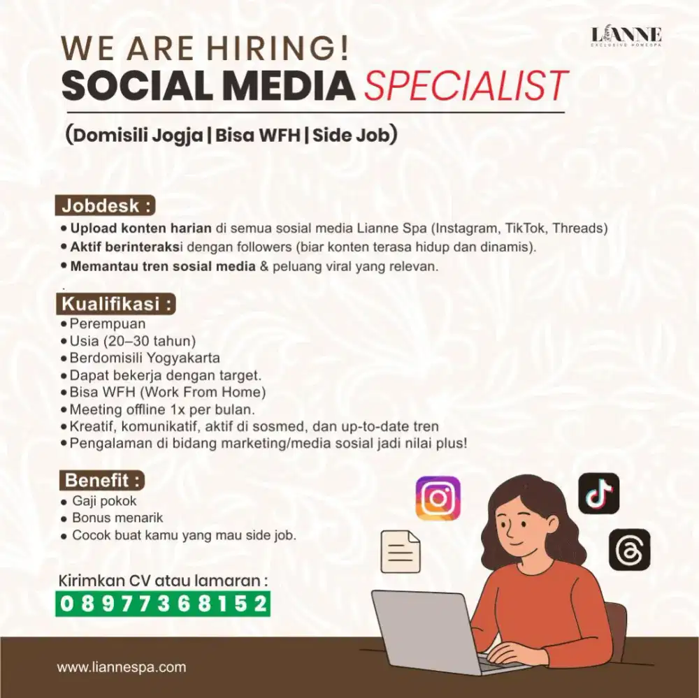 Loker marketing sosial media