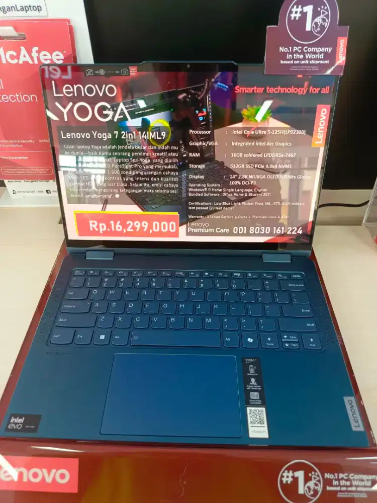 Kredit laptop Lenovo yoga 7 14IML9