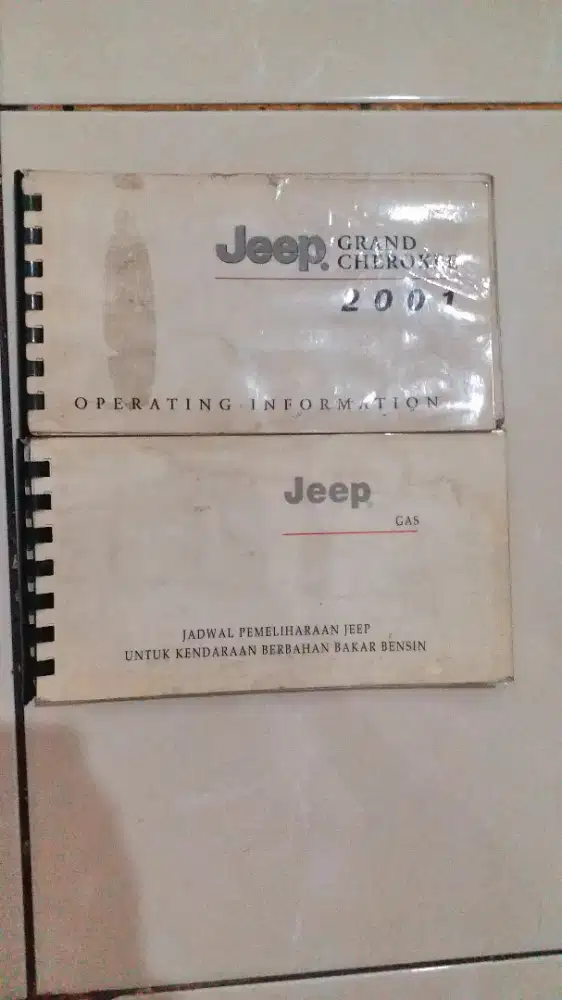 MANUAL BOOK GENUINE JEEP GRAND CHEROKEE 4.7 THN 2000 SD 2003 LKP UTUH