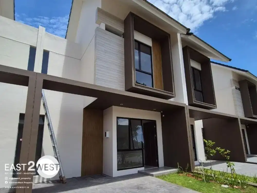Dijual Cepat Rumah Cluster Aeris Citra Garden Serpong Cisauk Tangerang Unit Baru Bagus Cantik Siap Huni