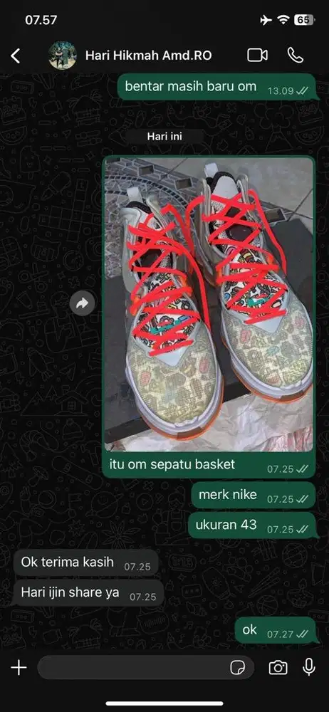 jual sepatu basket