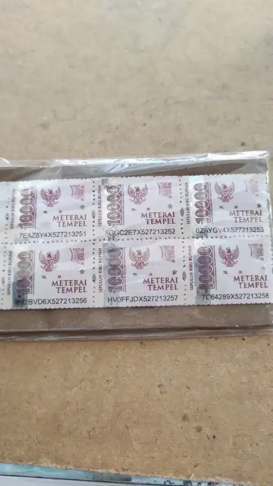 Materai Tempel Sepuluhribu