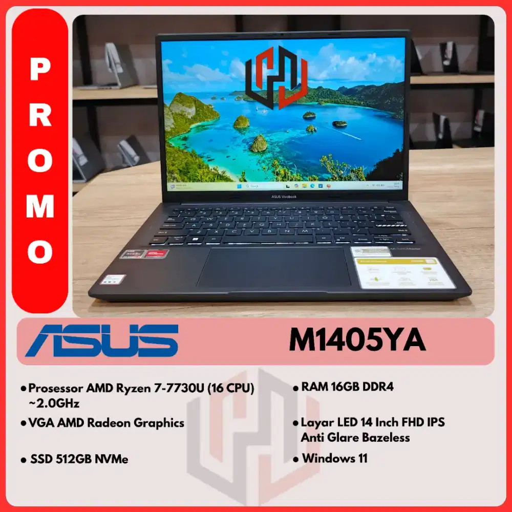 ASUS M1405YA AMD RYZEN 7 LIKE NEW