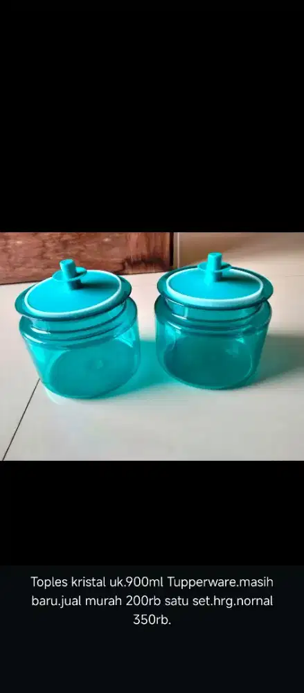 Tupperware toples kristal
