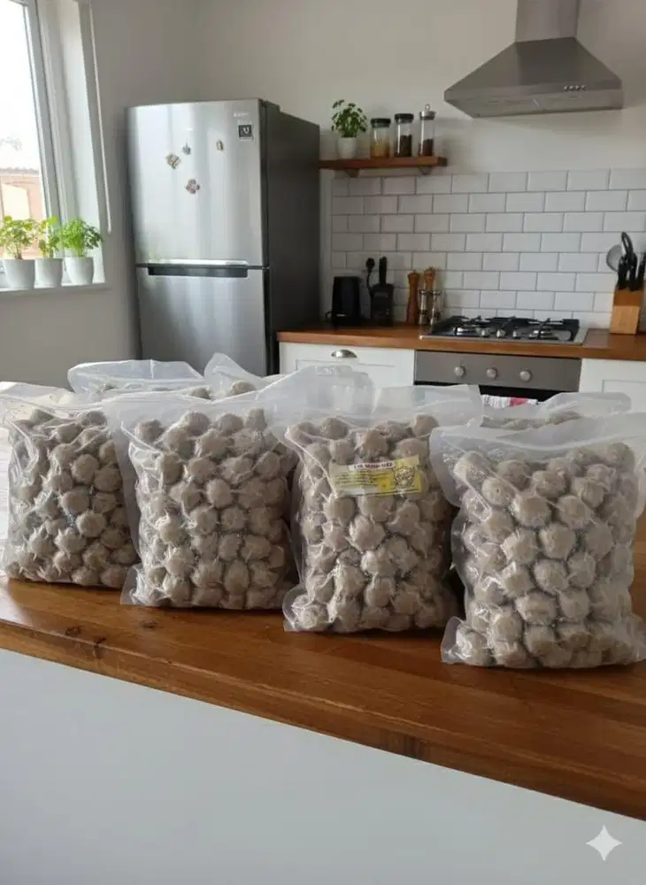 Bakso siap saji sudah plus bumbu