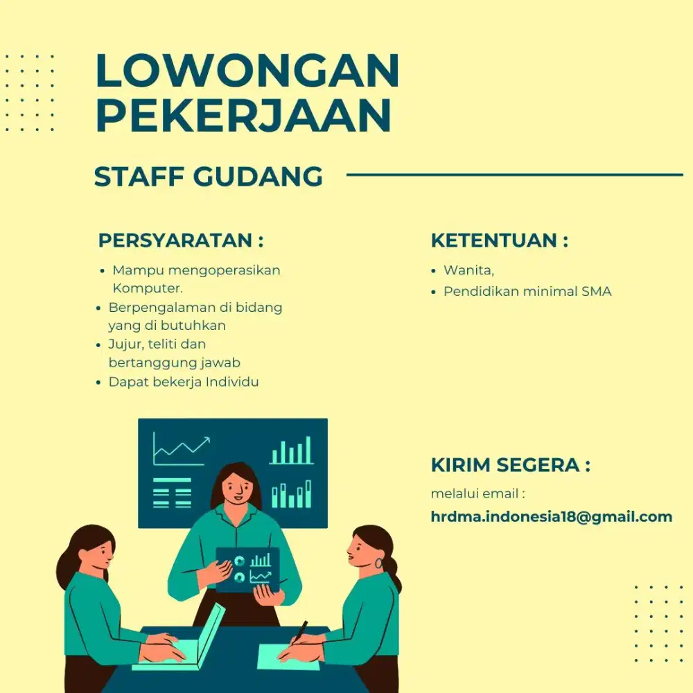 Lowongan Kerja Staff Gudang