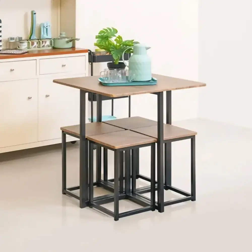 MEJA MAKAN SET  4 KURSI