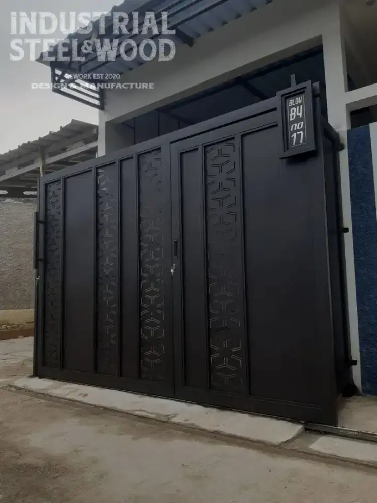 Bengkel las Lampung tralis kanopi tangga pintu pagar balkon