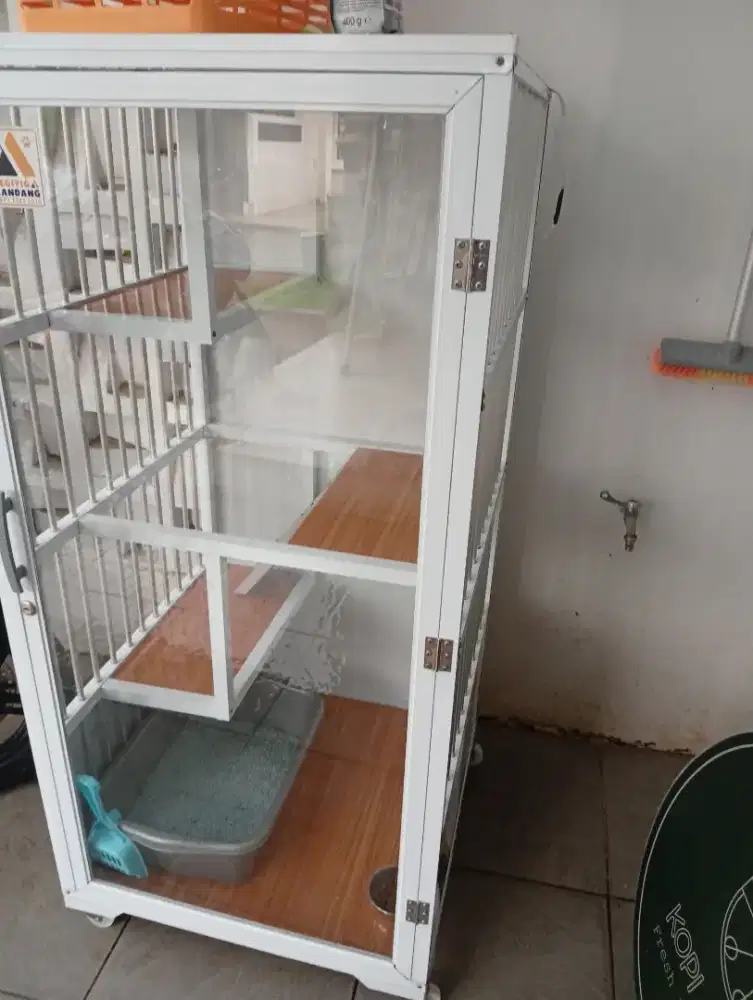 Kandang Kucing Almunium