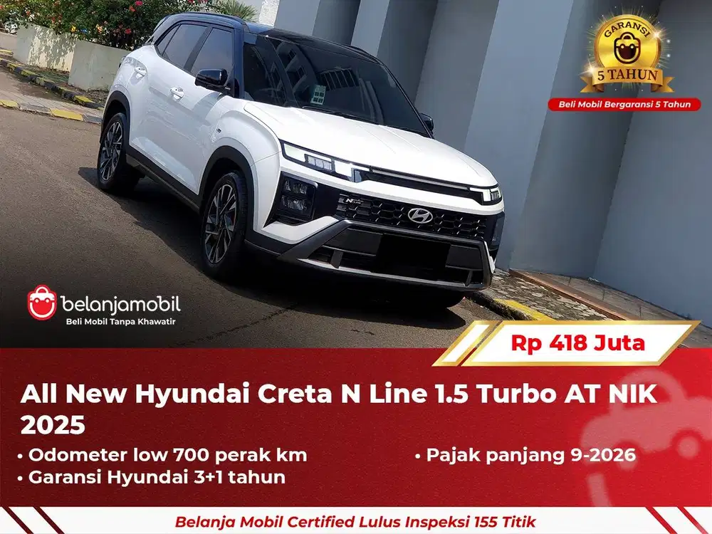 [ GARANSI 5TH ] All New Hyundai Creta N Line 1.5 Turbo 2025/2024