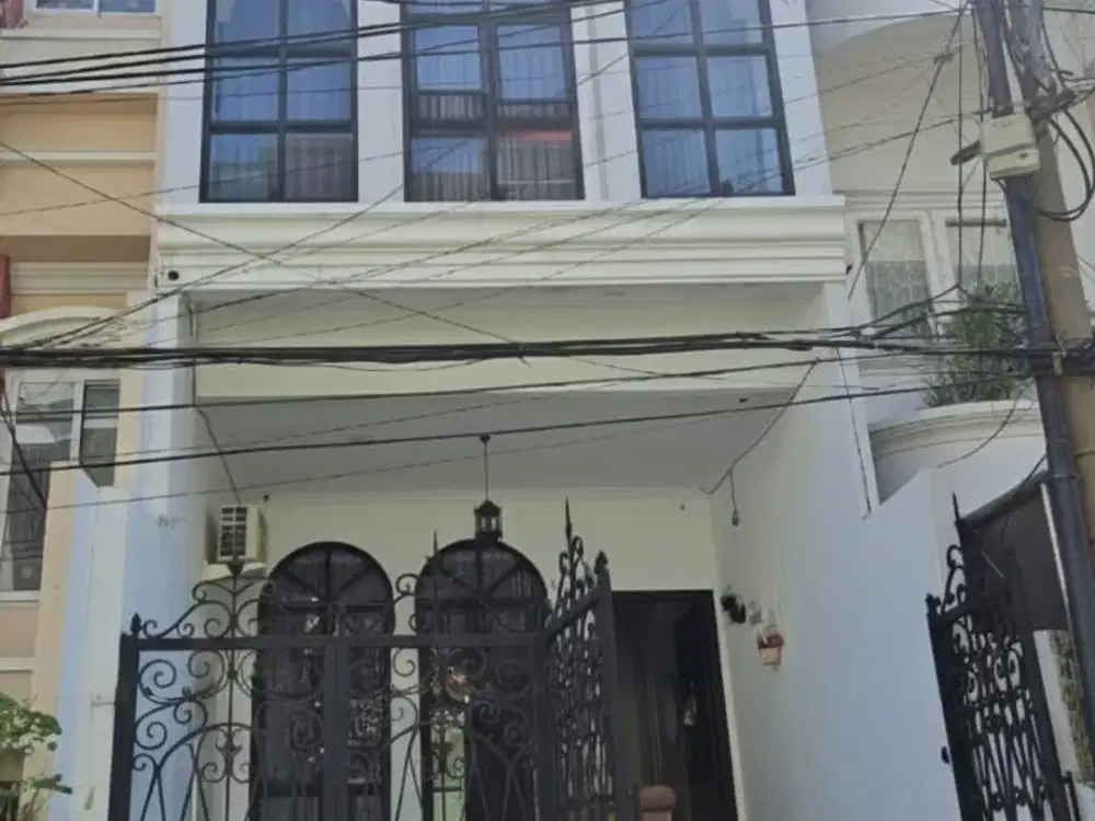 rumah baru minimalis 3 lantai semi furnished  di sunter